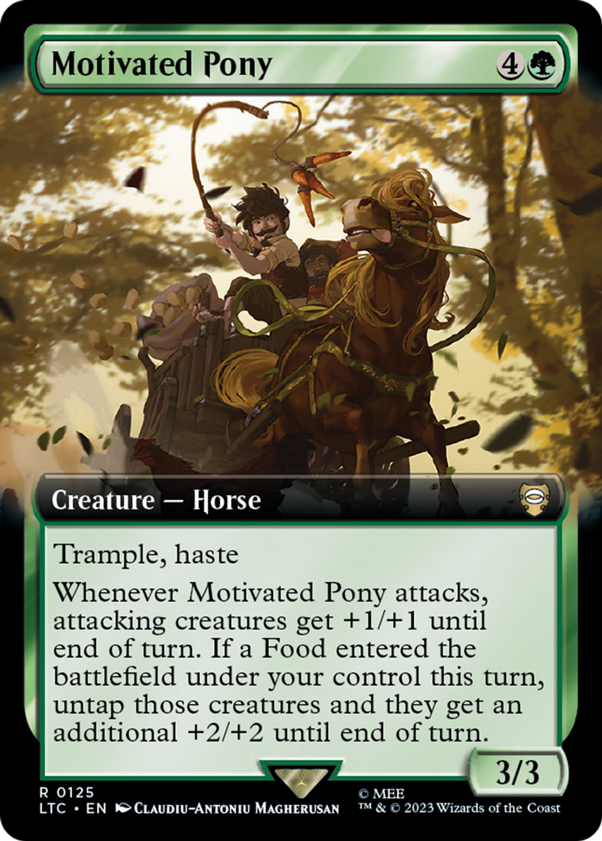Motivated Pony — Tales of Middle-earth Commander — Magic: The Gathering
