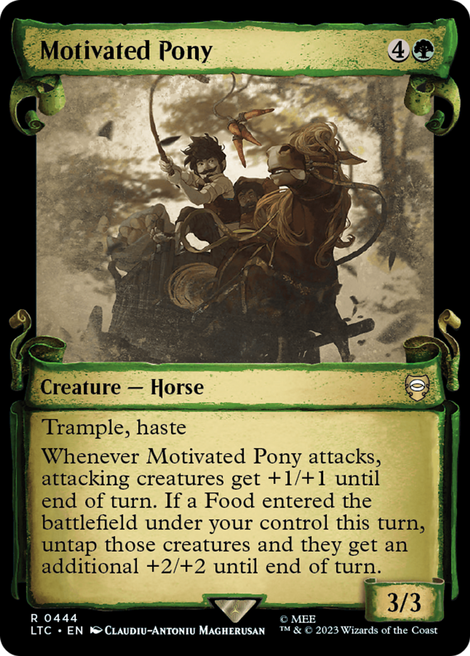 Motivated Pony — Tales of Middle-earth Commander — Magic: The Gathering