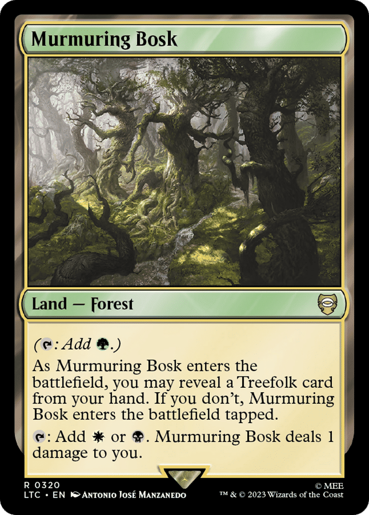 Murmuring Bosk — Tales of Middle-earth Commander — Magic: The Gathering