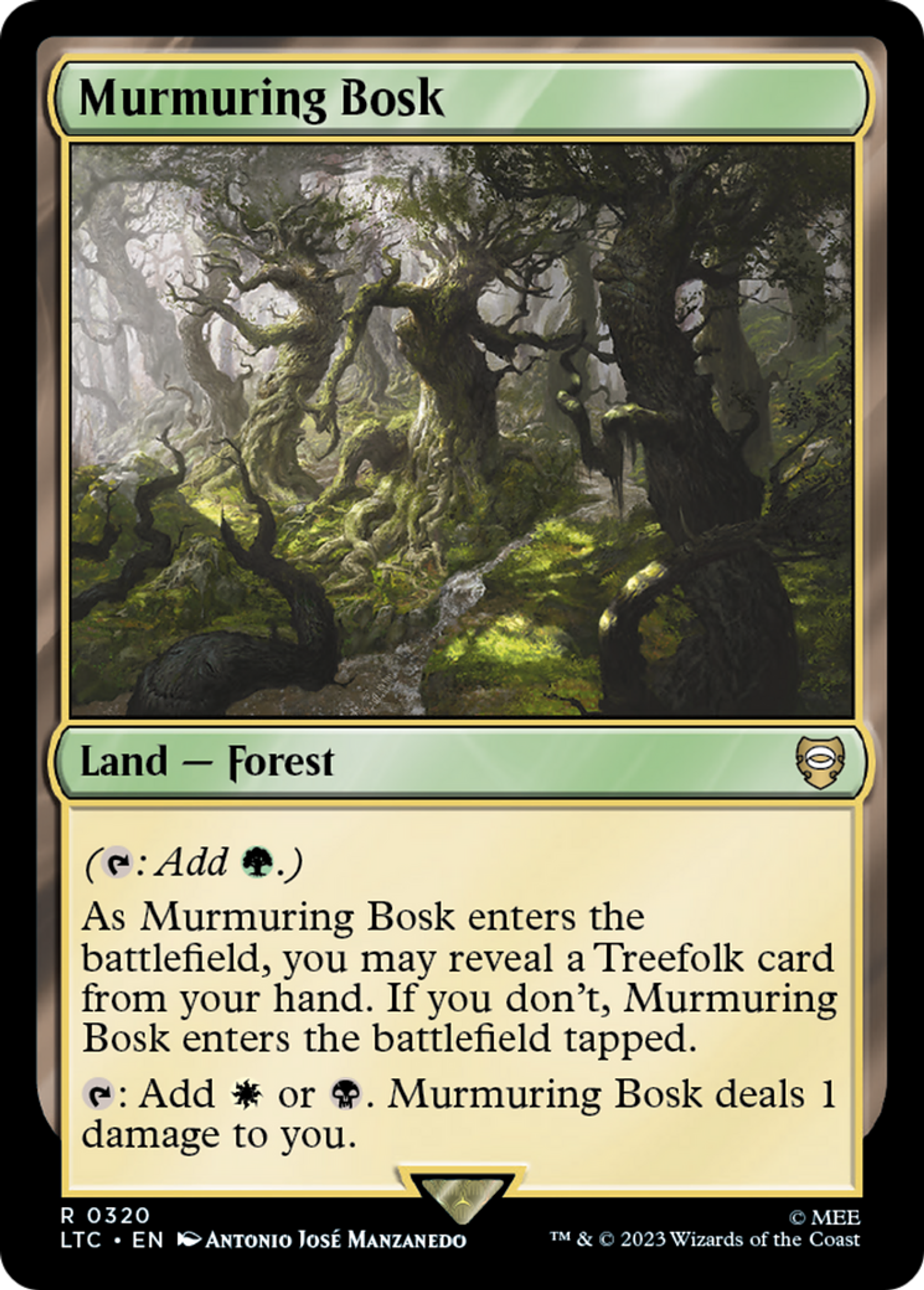 Murmuring Bosk — Tales of Middle-earth Commander — Magic: The Gathering