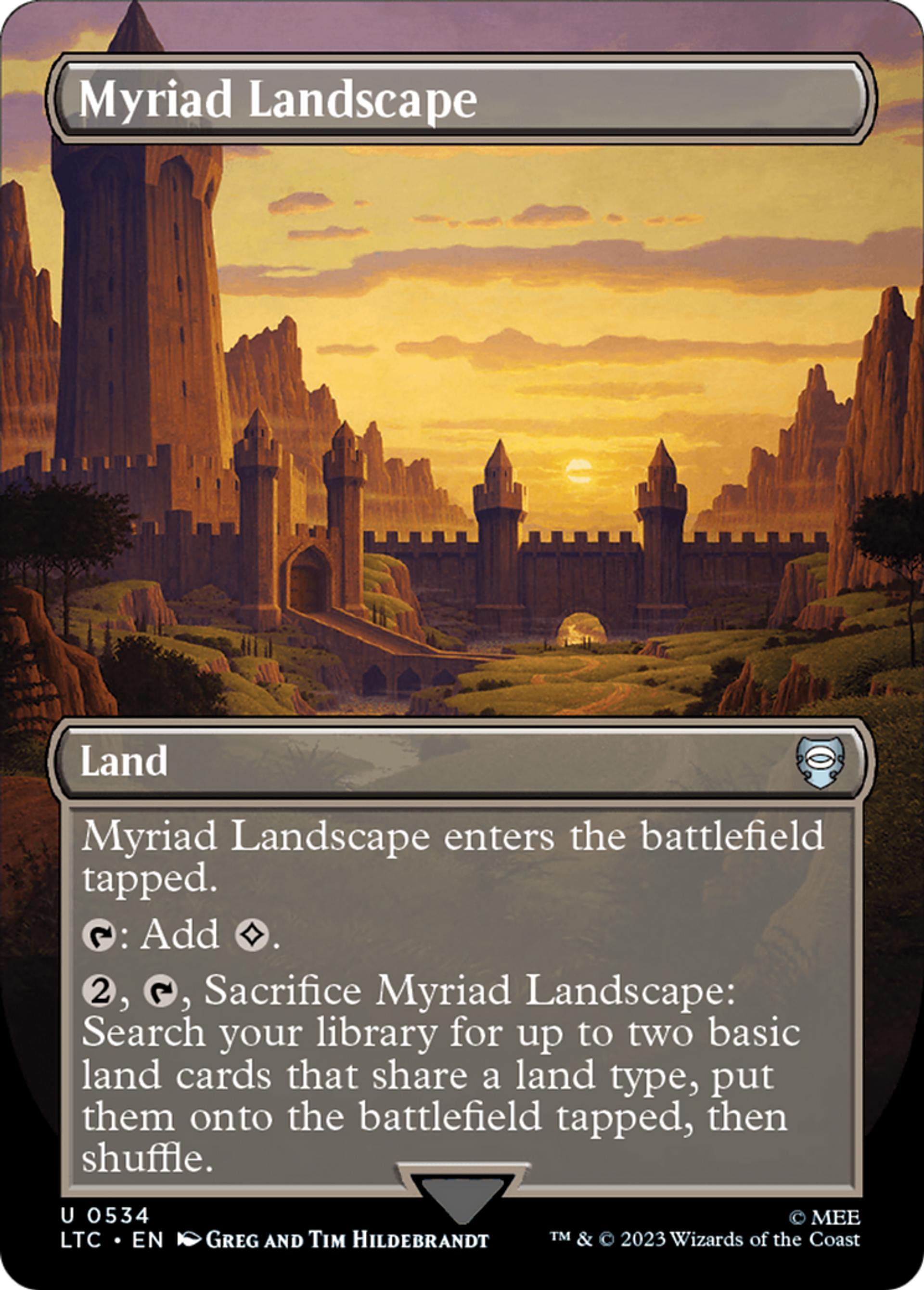 Myriad Landscape — Tales of Middle-earth Commander — Magic: The Gathering