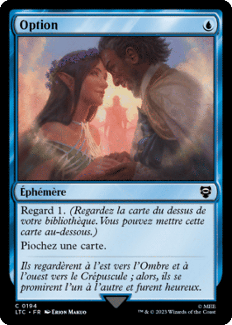 Option — Tales of Middle-earth Commander — Magic: The Gathering