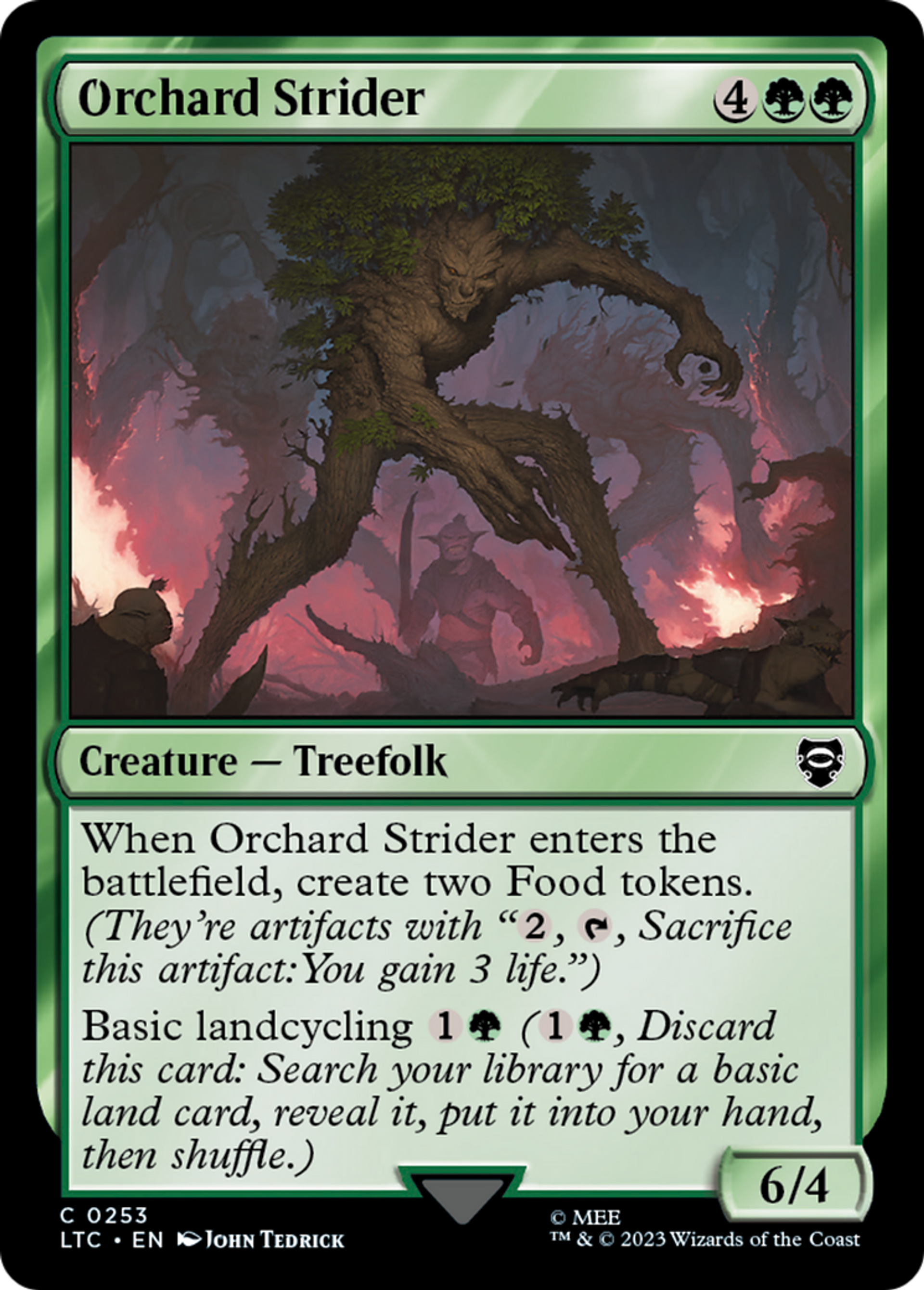 Orchard Strider — Tales of Middle-earth Commander — Magic: The Gathering