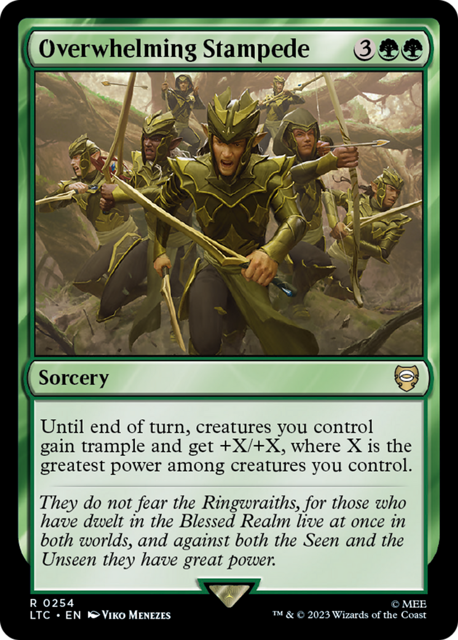 Overwhelming Stampede — Tales of Middle-earth Commander — Magic: The Gathering