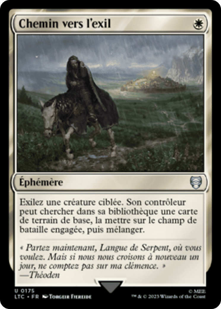 Chemin vers l'exil — Tales of Middle-earth Commander — Magic: The Gathering