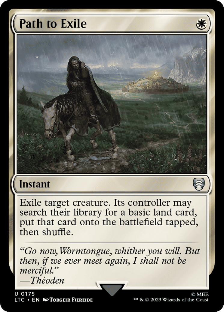 Path to Exile — Tales of Middle-earth Commander — Magic: The Gathering