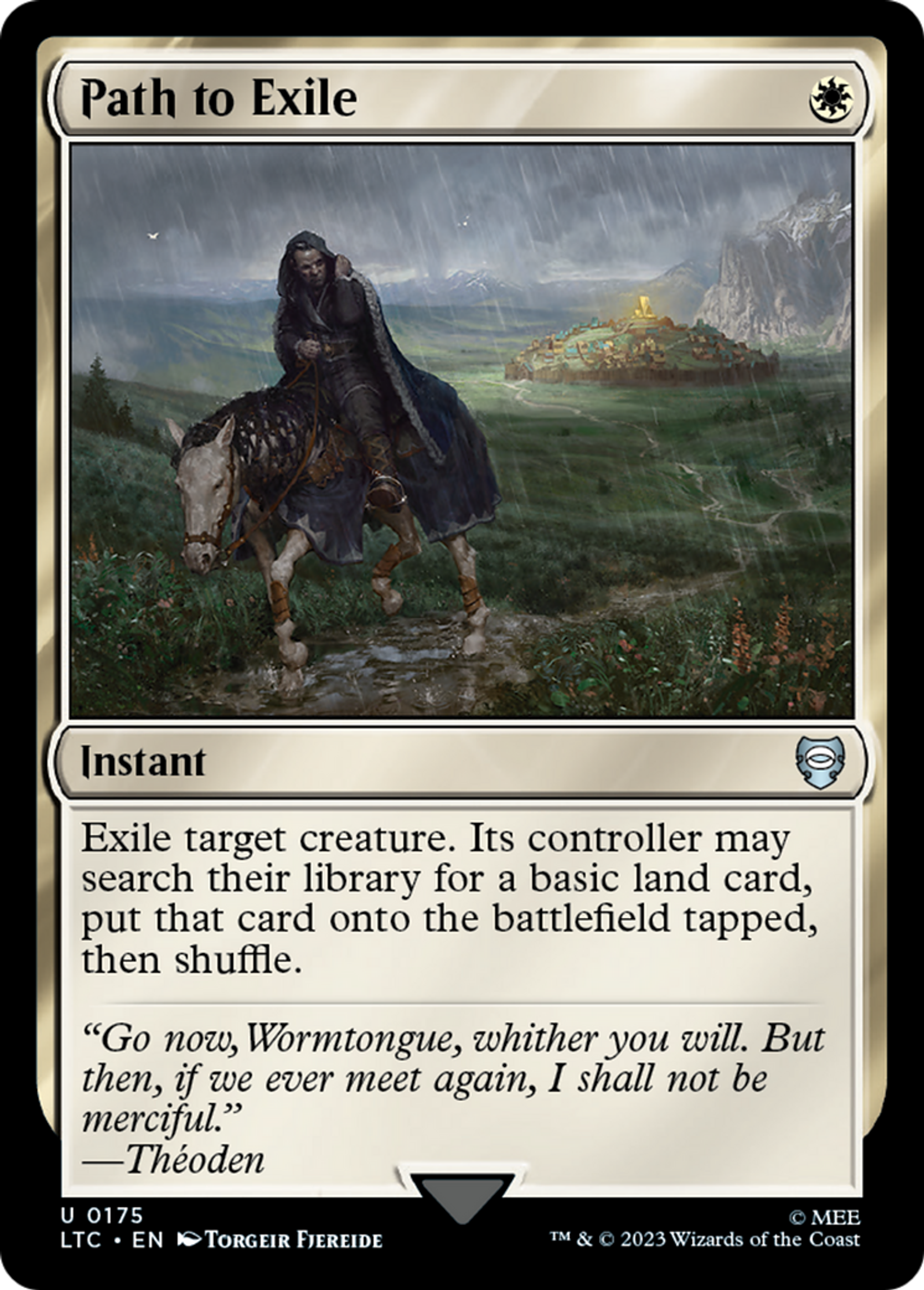 Path to Exile — Tales of Middle-earth Commander — Magic: The Gathering