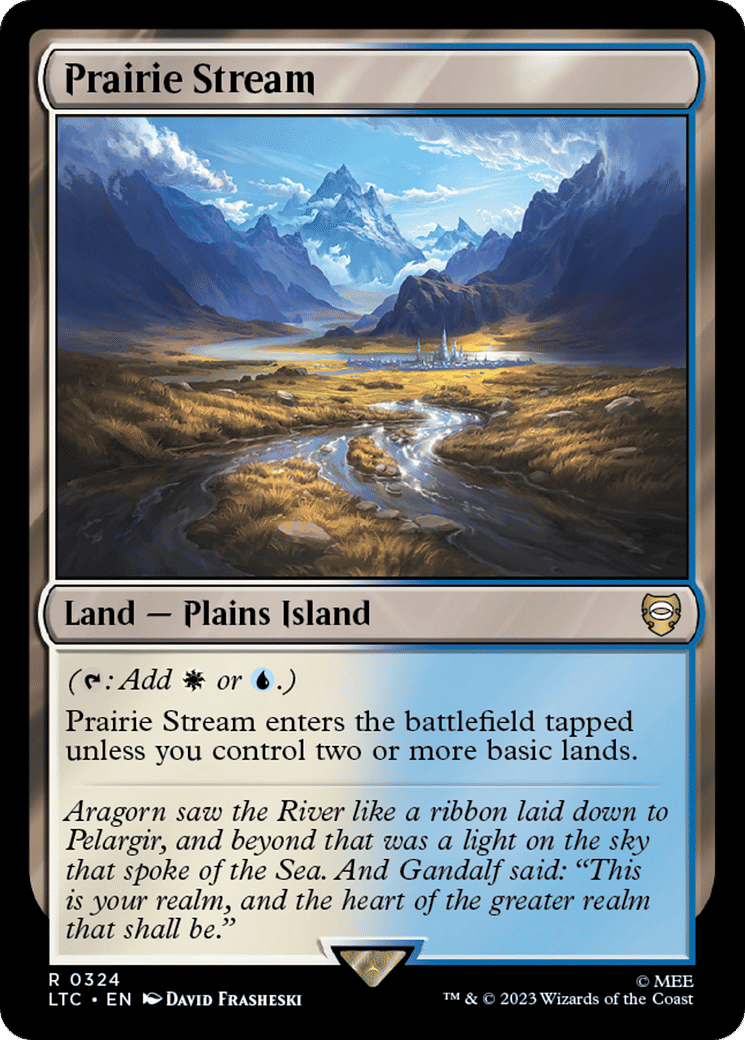 Prairie Stream — Tales of Middle-earth Commander — Magic: The Gathering