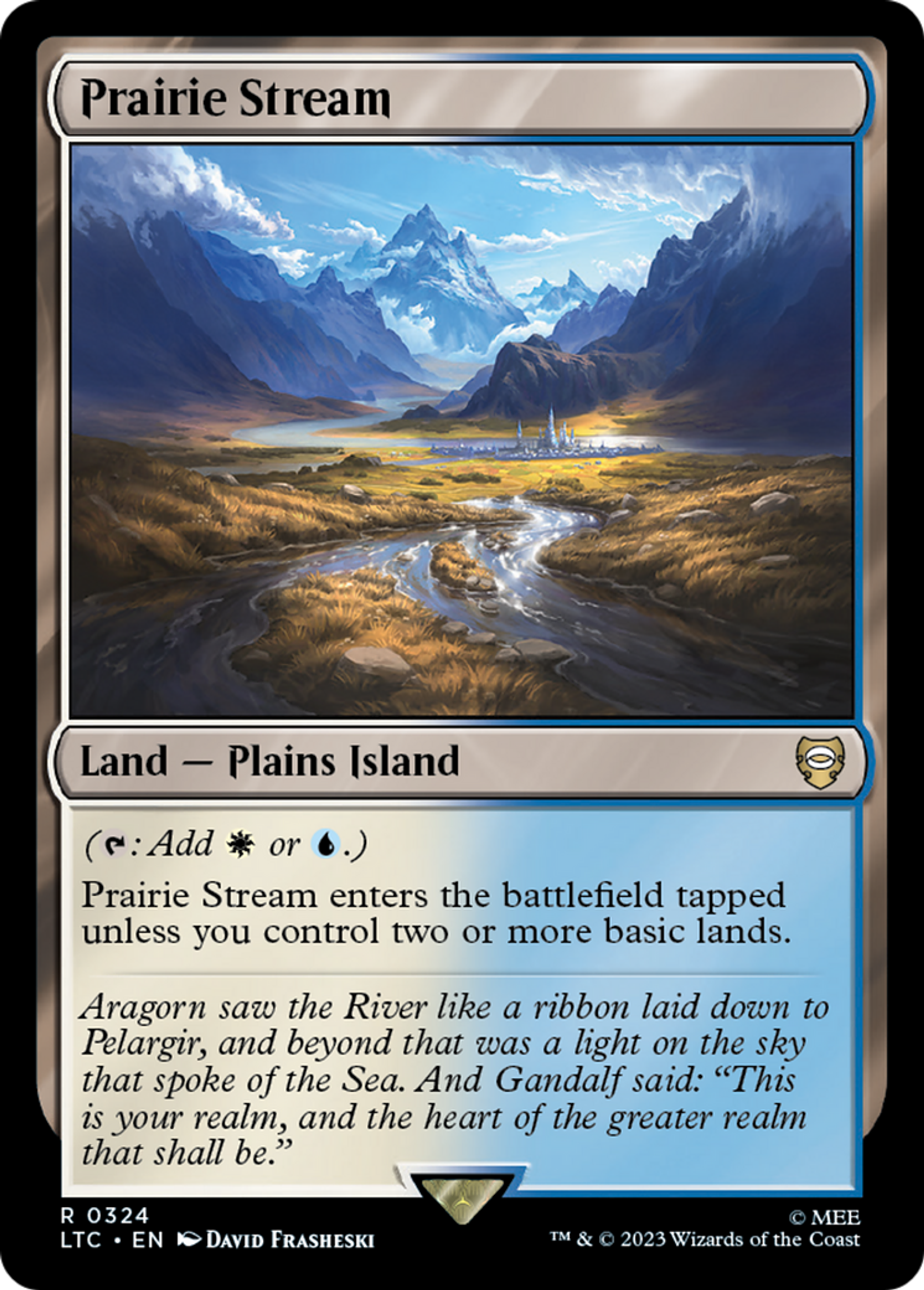 Prairie Stream — Tales of Middle-earth Commander — Magic: The Gathering