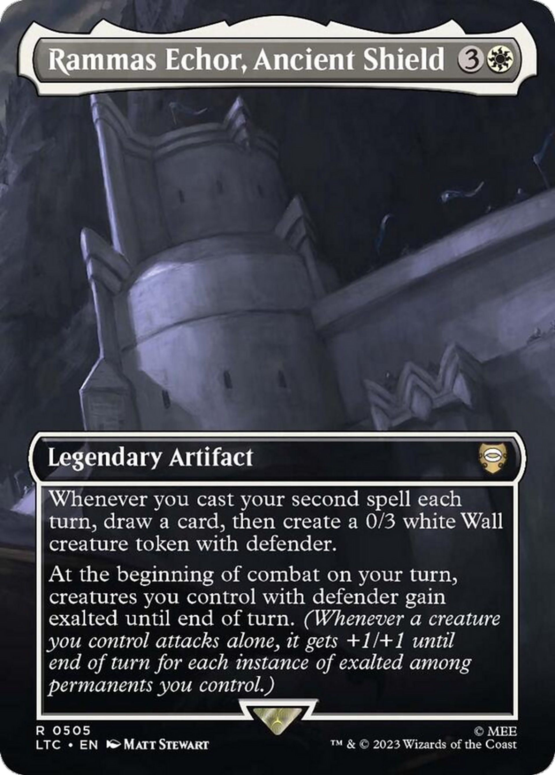 Rammas Echor, Ancient Shield — Tales of Middle-earth Commander — Magic: The Gathering