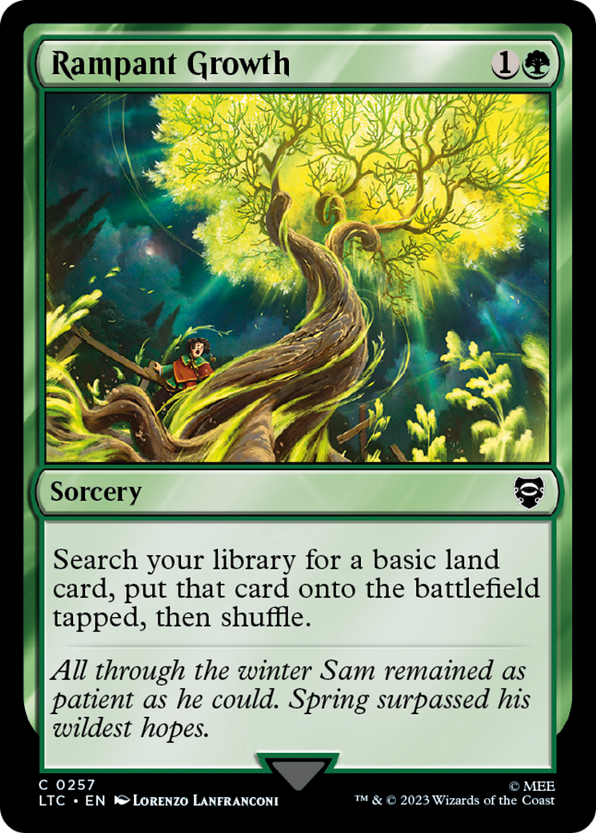 Rampant Growth — Tales of Middle-earth Commander — Magic: The Gathering