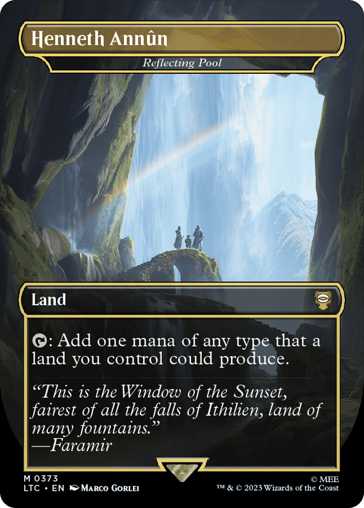 Bassin réfléchissant — Tales of Middle-earth Commander — Magic: The Gathering