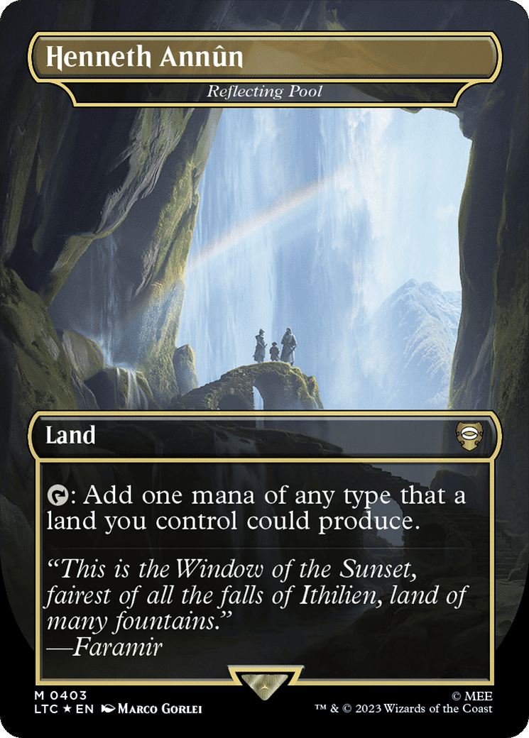 Bassin réfléchissant — Tales of Middle-earth Commander — Magic: The Gathering