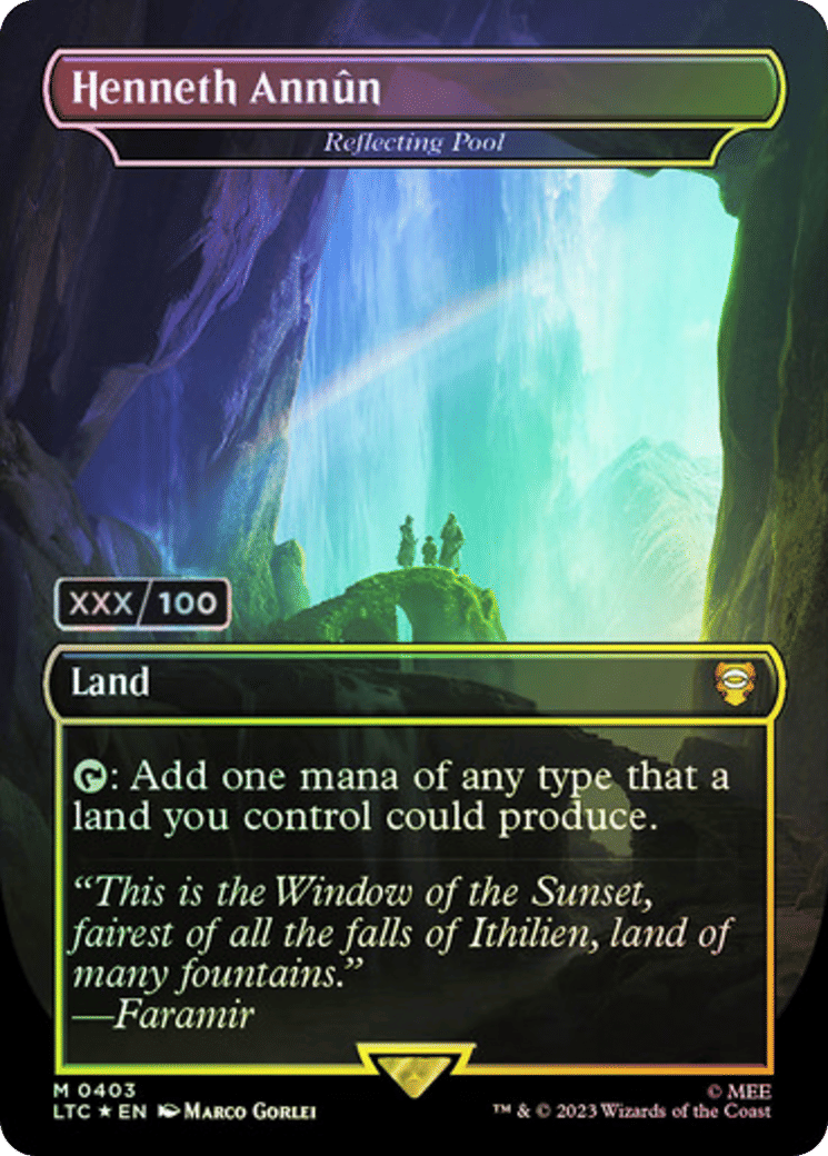 Bassin réfléchissant — Tales of Middle-earth Commander — Magic: The Gathering