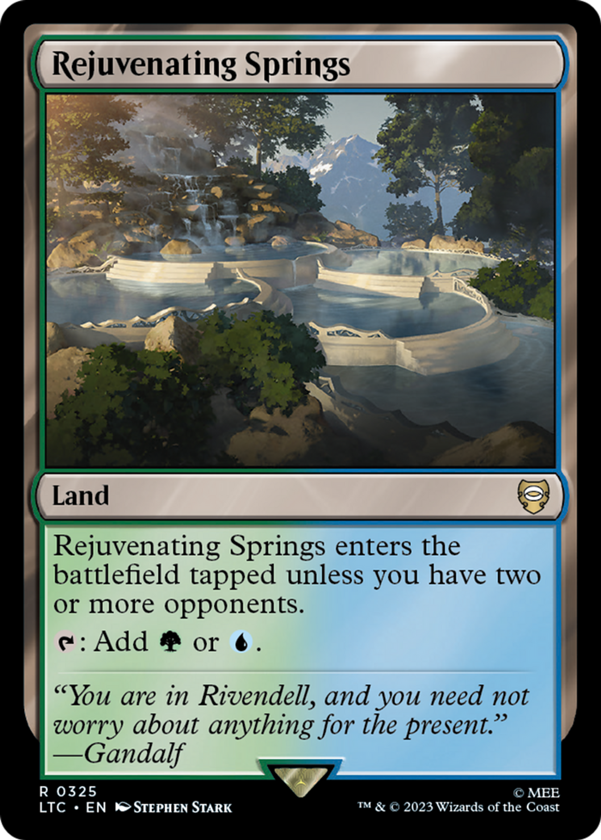 Rejuvenating Springs — Tales of Middle-earth Commander — Magic: The Gathering