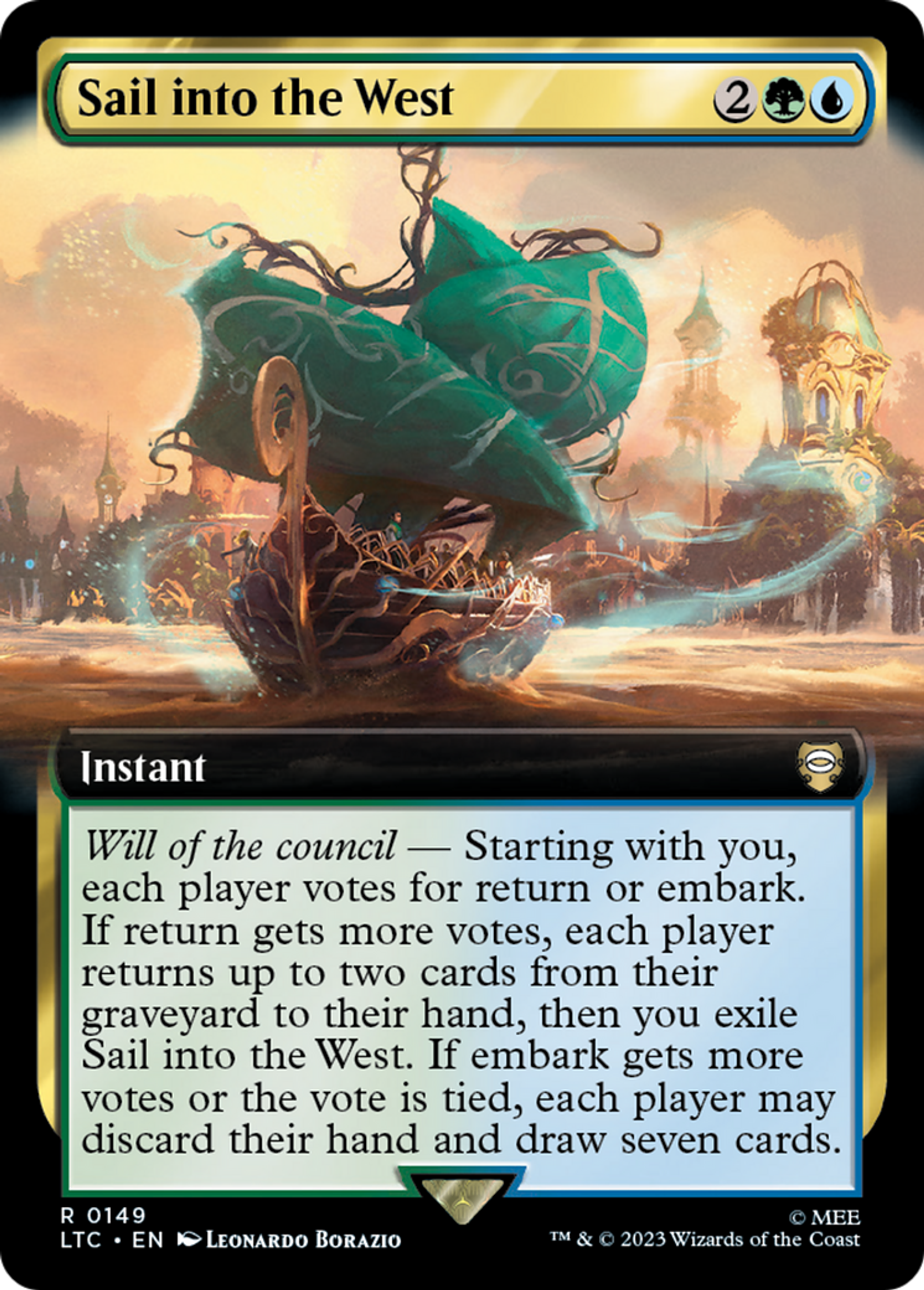 Sail into the West — Tales of Middle-earth Commander — Magic: The Gathering