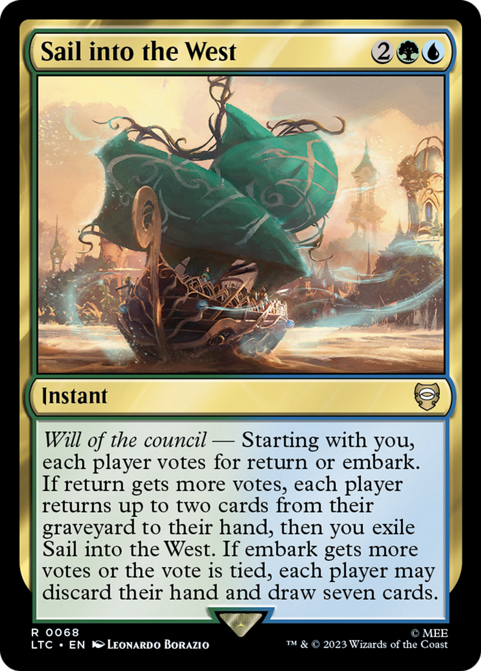 Sail into the West — Tales of Middle-earth Commander — Magic: The Gathering