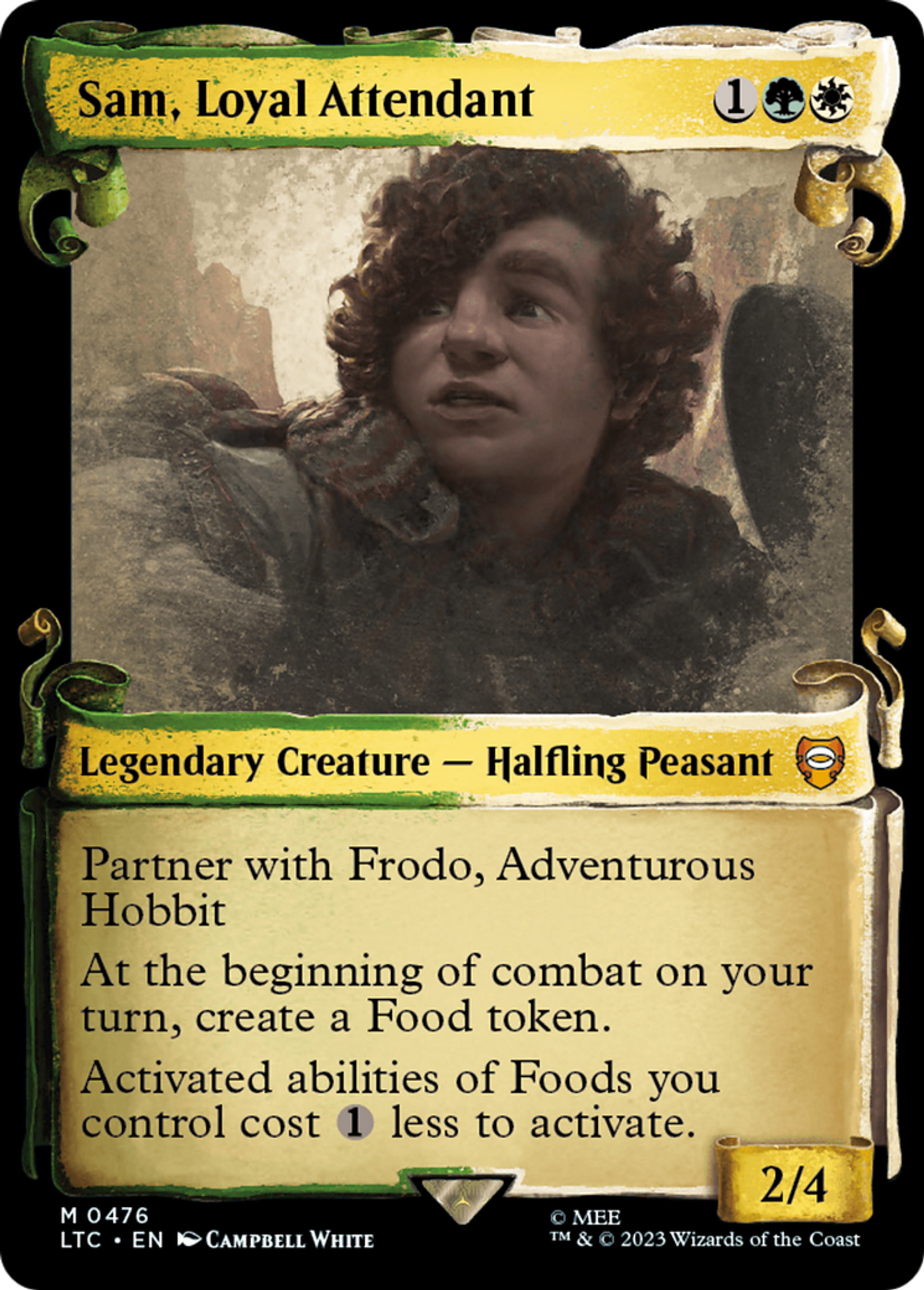 Sam, Loyal Attendant — Tales of Middle-earth Commander — Magic: The Gathering