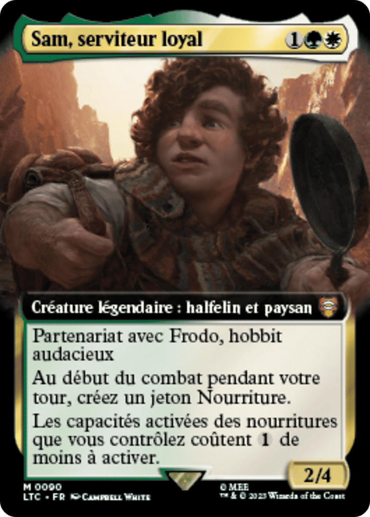 Sam, serviteur loyal — Tales of Middle-earth Commander — Magic: The Gathering