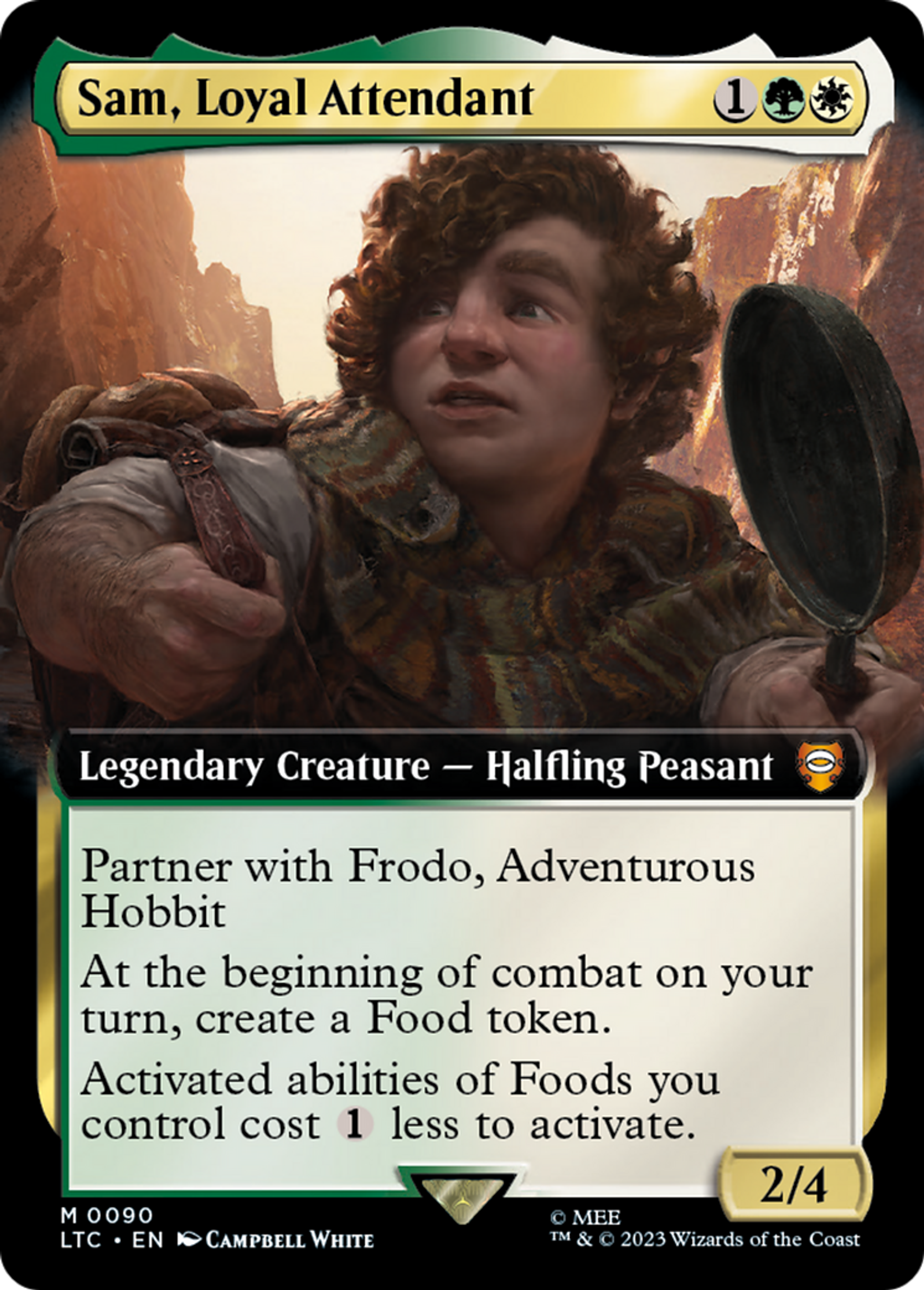 Sam, Loyal Attendant — Tales of Middle-earth Commander — Magic: The Gathering