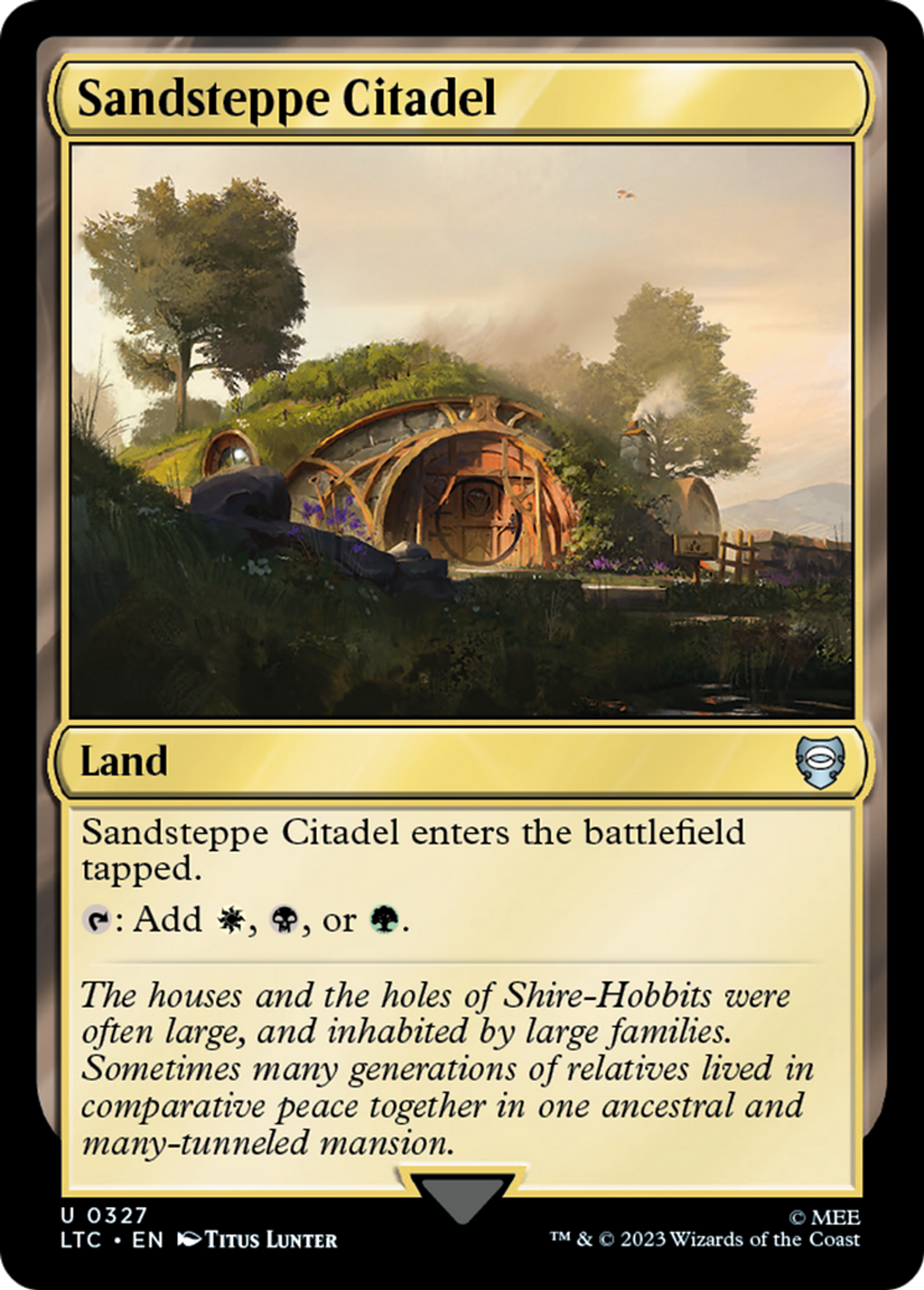 Sandsteppe Citadel — Tales of Middle-earth Commander — Magic: The Gathering
