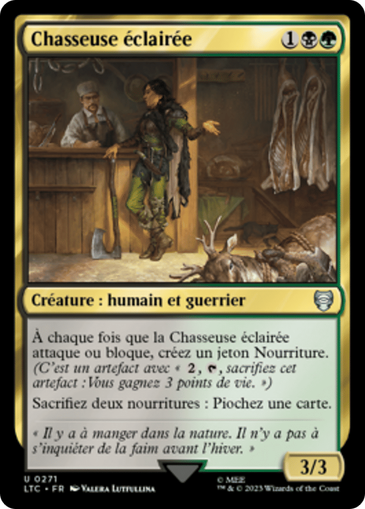Chasseuse éclairée — Tales of Middle-earth Commander — Magic: The Gathering