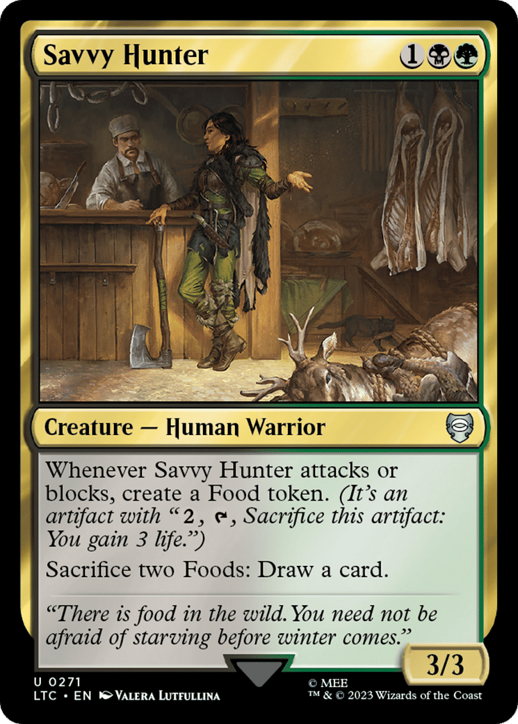Savvy Hunter from Tales of Middle-earth Commander - Magic: The Gathering