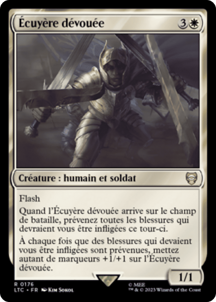 Écuyère dévouée — Tales of Middle-earth Commander — Magic: The Gathering