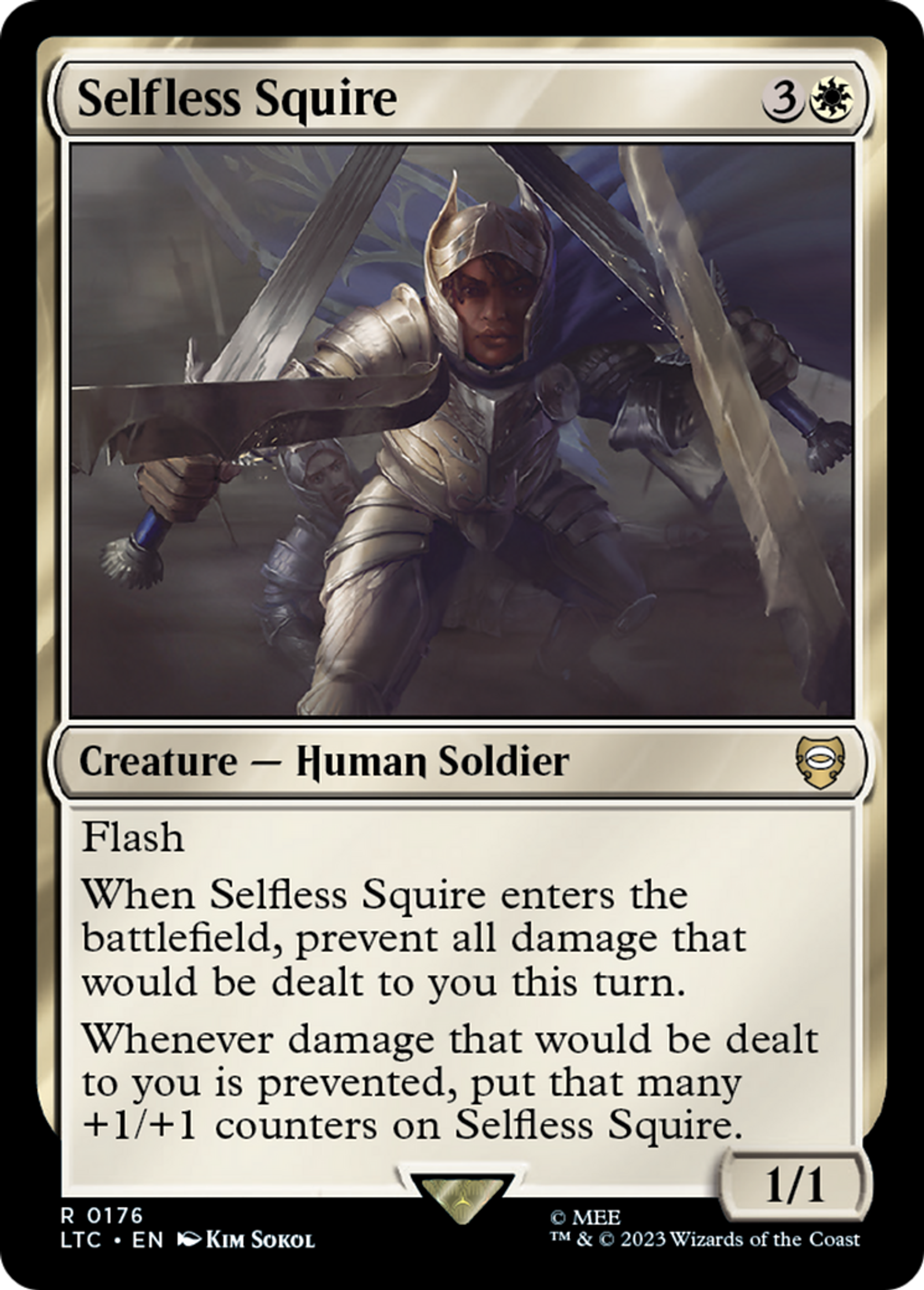 Selfless Squire — Tales of Middle-earth Commander — Magic: The Gathering