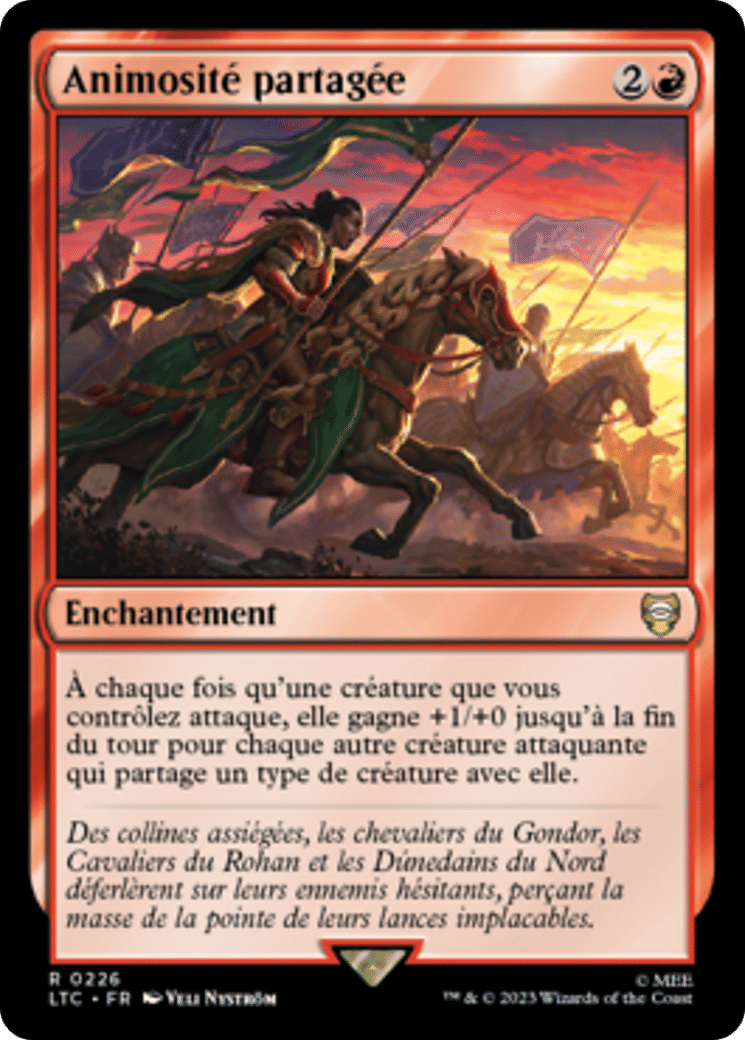 Animosité partagée — Tales of Middle-earth Commander — Magic: The Gathering