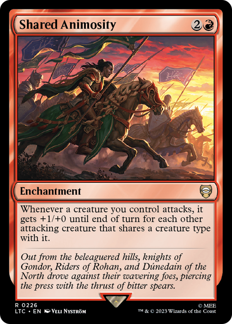 Shared Animosity from Tales of Middle-earth Commander - Magic: The Gathering