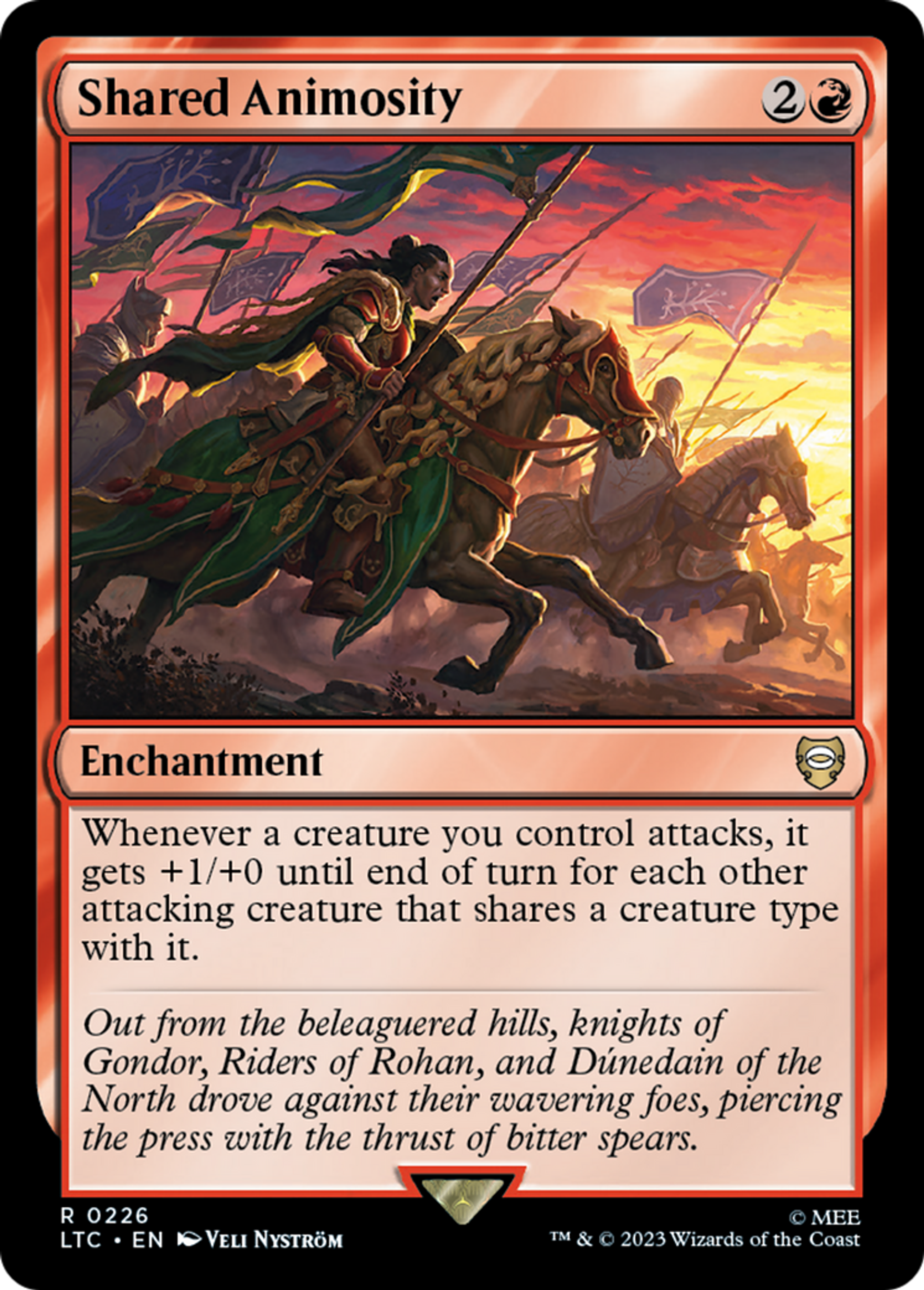 Animosité partagée — Tales of Middle-earth Commander — Magic: The Gathering
