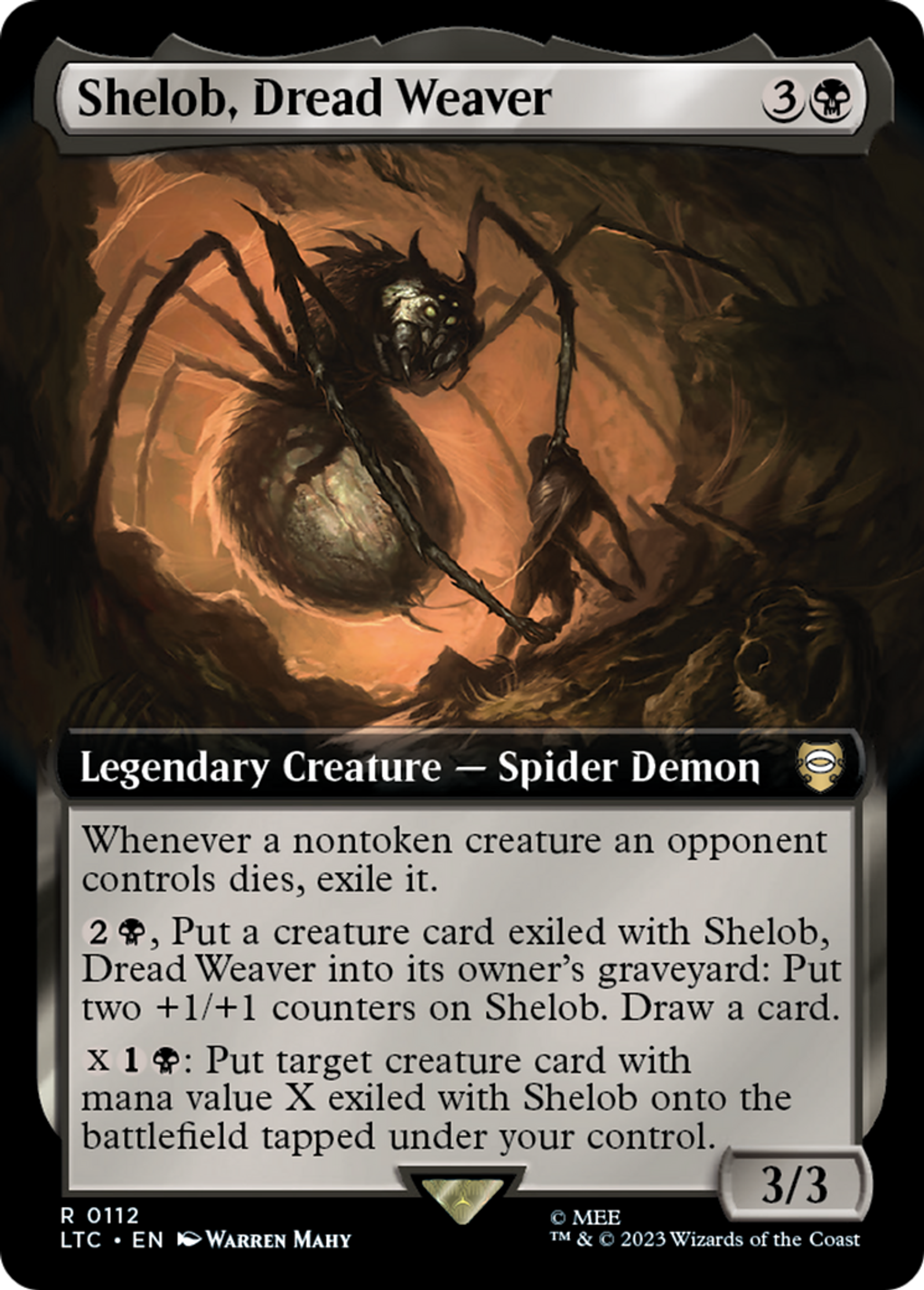 Shelob, Dread Weaver — Tales of Middle-earth Commander — Magic: The Gathering