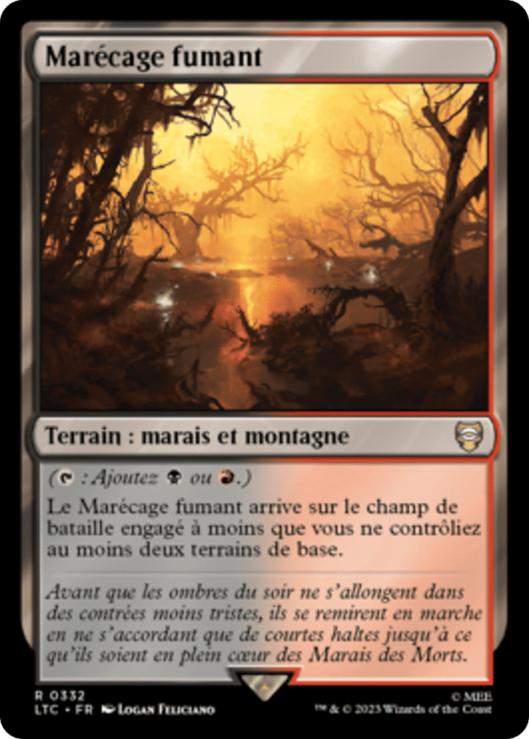 Marécage fumant — Tales of Middle-earth Commander — Magic: The Gathering