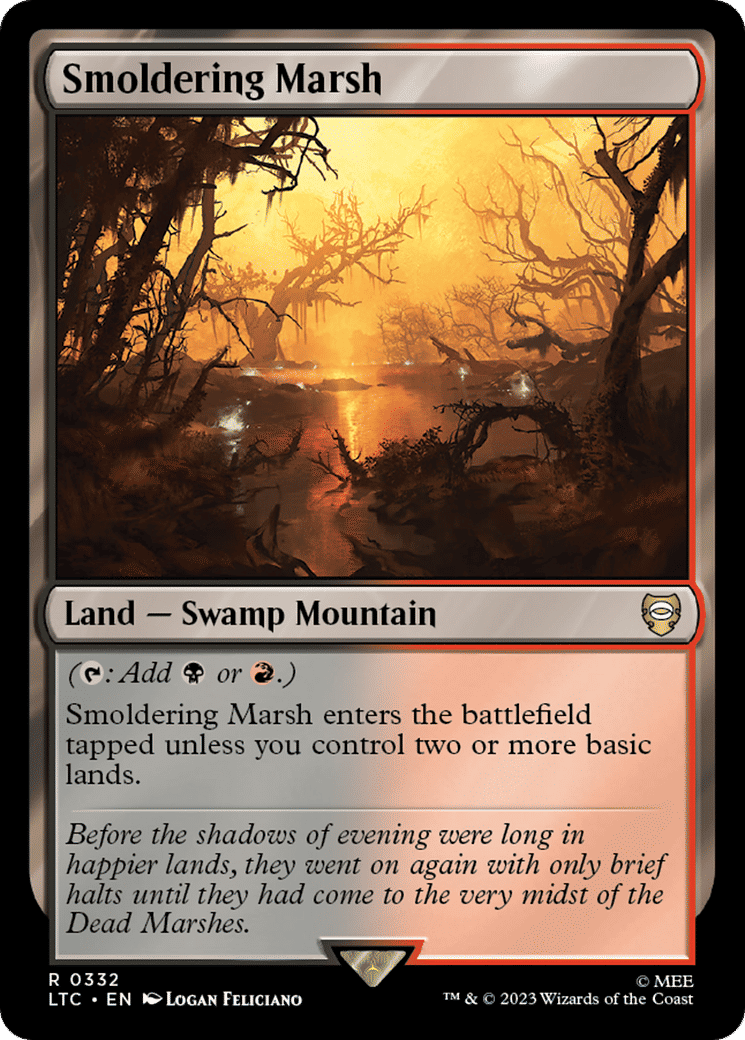 Smoldering Marsh — Tales of Middle-earth Commander — Magic: The Gathering