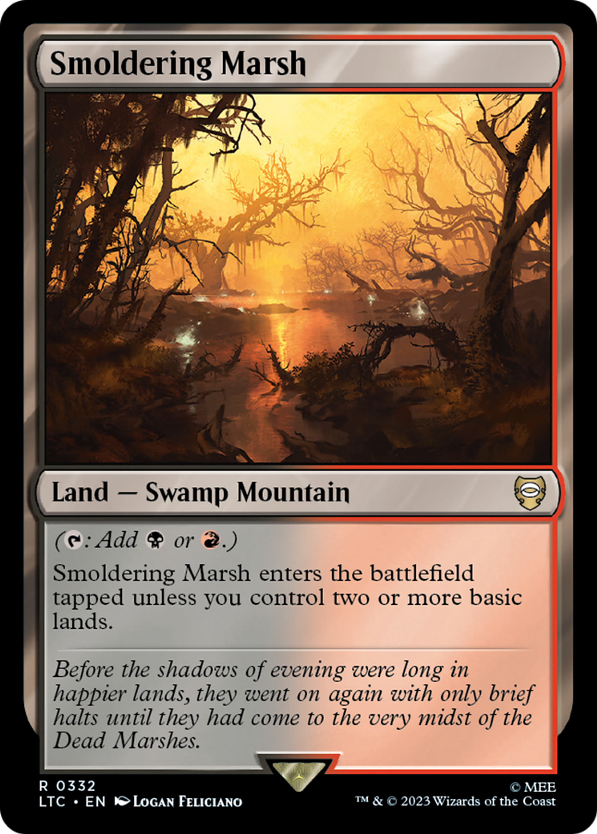 Smoldering Marsh — Tales of Middle-earth Commander — Magic: The Gathering