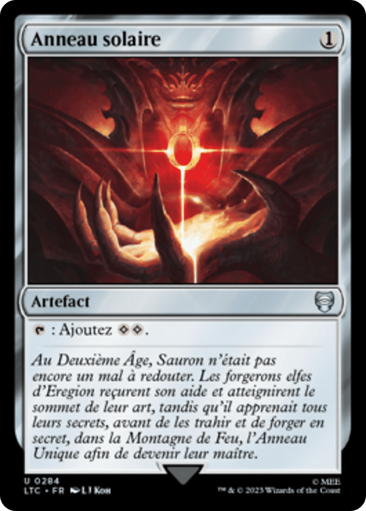Anneau solaire from Tales of Middle-earth Commander - Magic: The Gathering