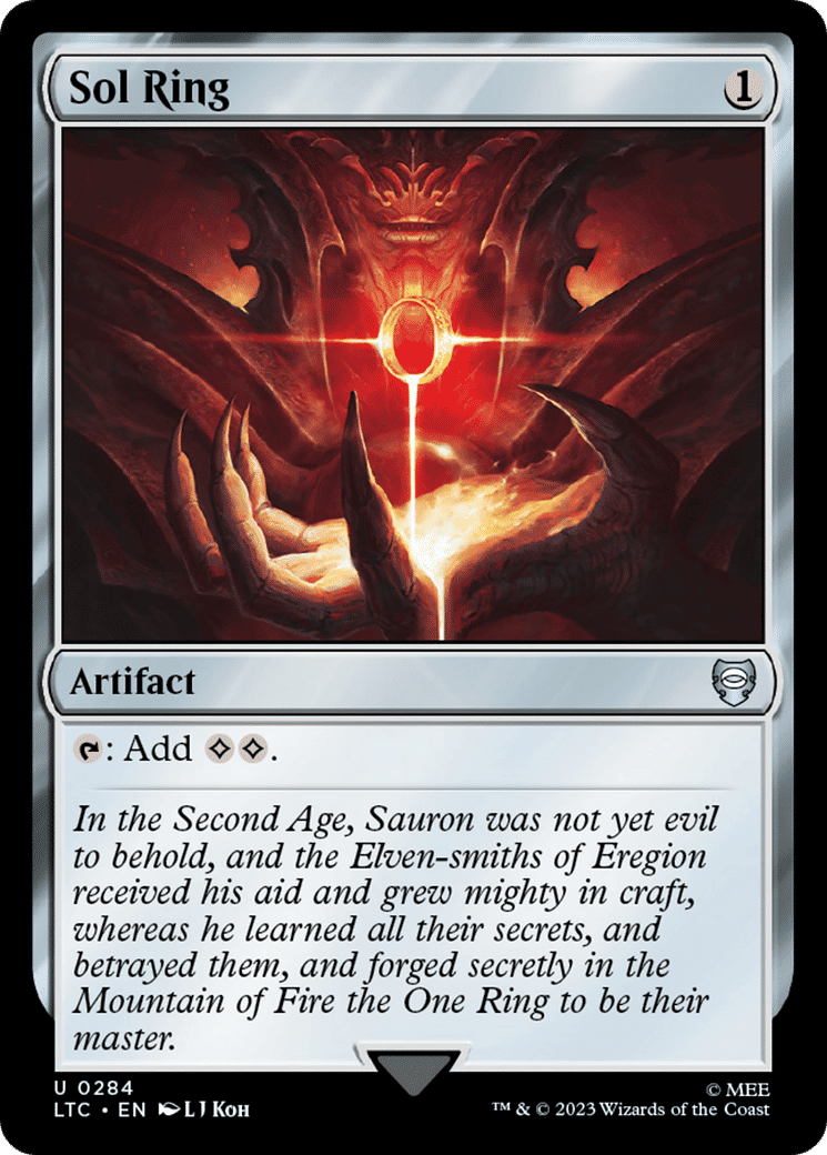 Sol Ring from Tales of Middle-earth Commander - Magic: The Gathering