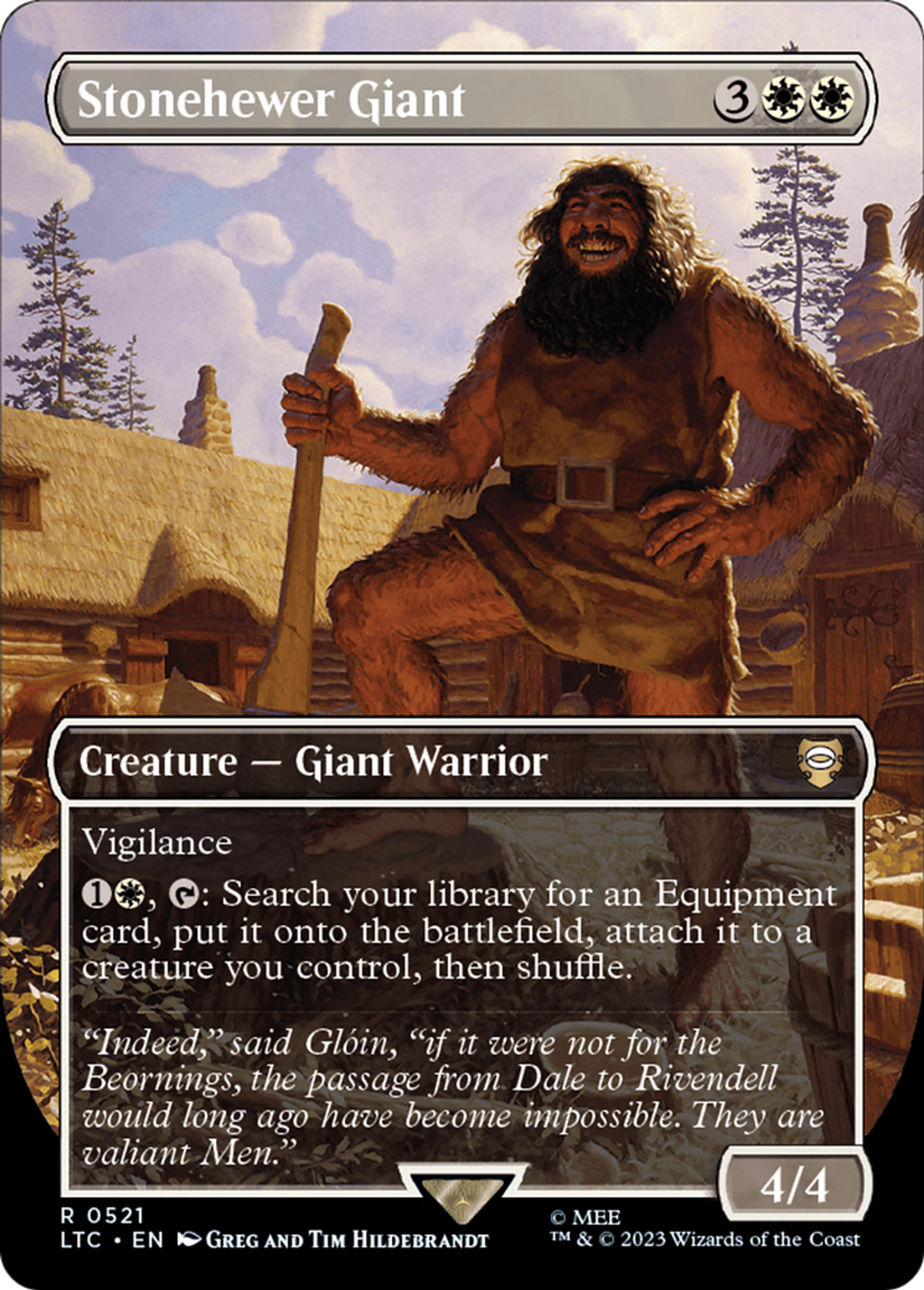 Stonehewer Giant — Tales of Middle-earth Commander — Magic: The Gathering