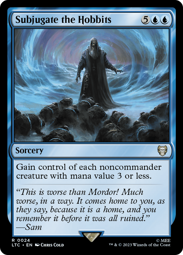 Subjugate the Hobbits — Tales of Middle-earth Commander — Magic: The Gathering