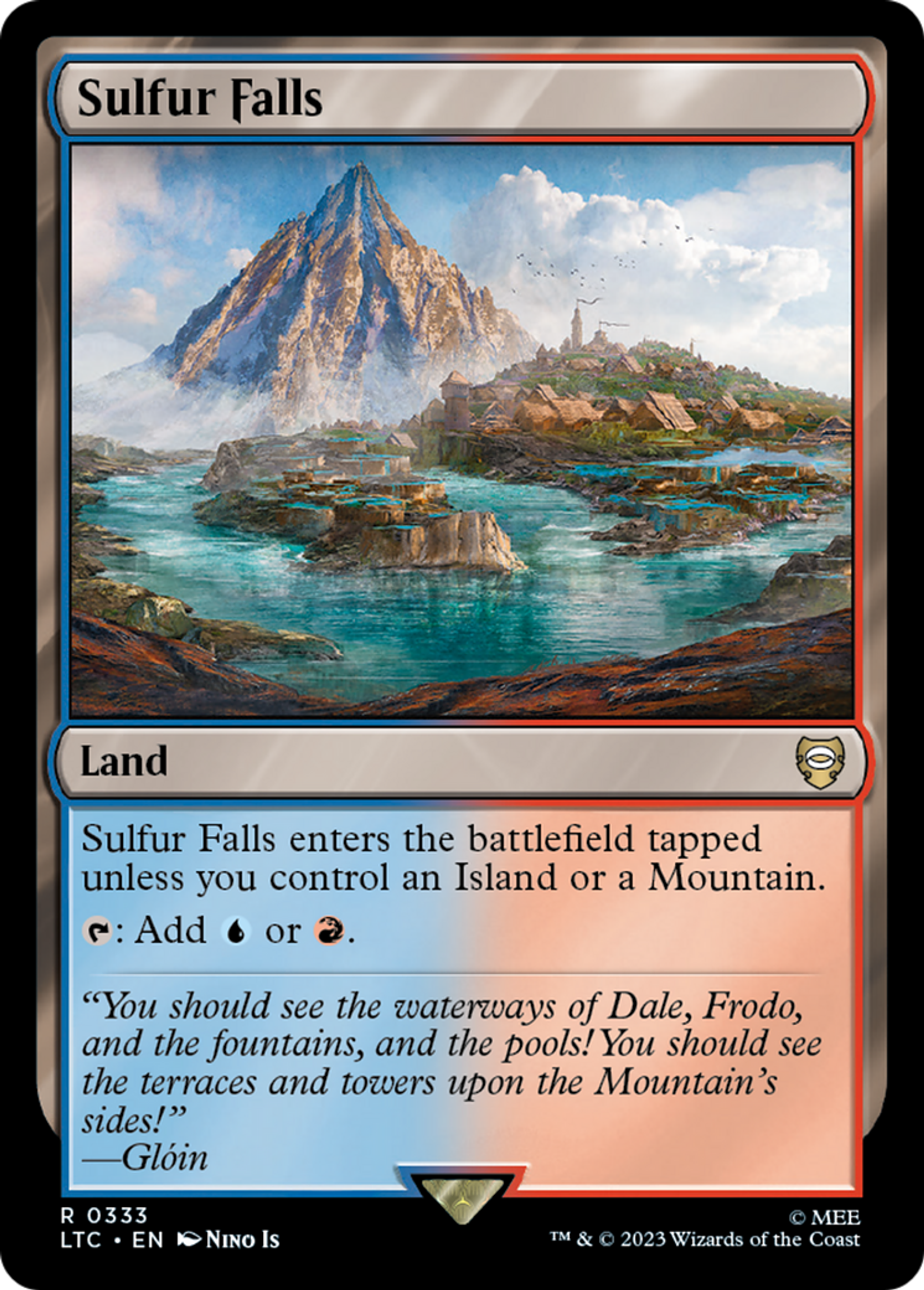 Sulfur Falls — Tales of Middle-earth Commander — Magic: The Gathering