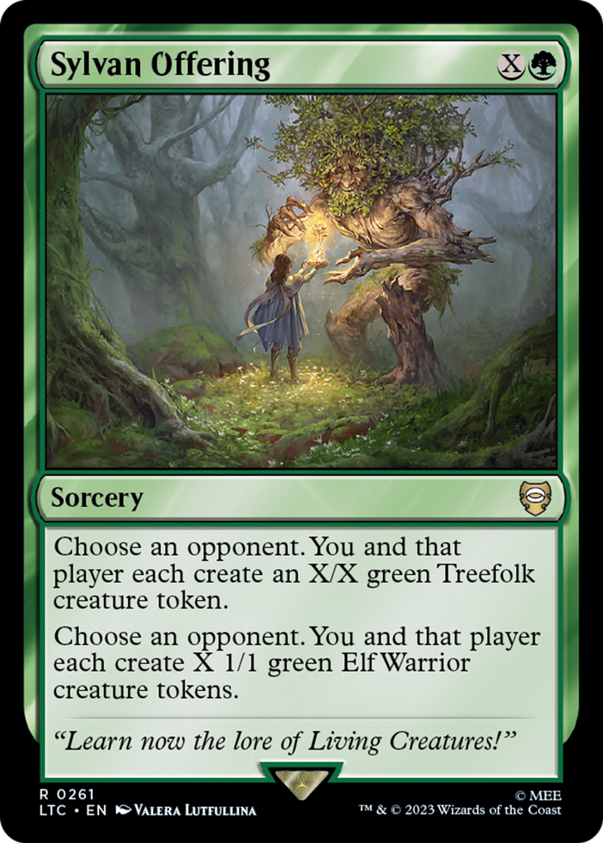 Sylvan Offering — Tales of Middle-earth Commander — Magic: The Gathering