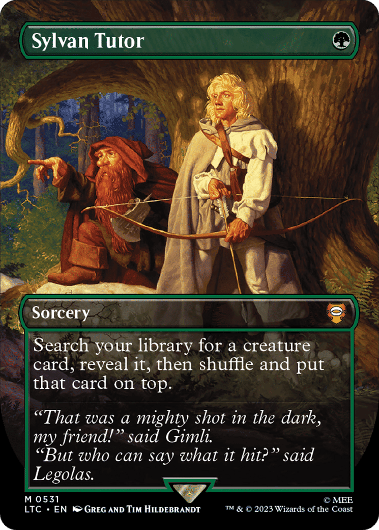 Sylvan Tutor — Tales of Middle-earth Commander — Magic: The Gathering