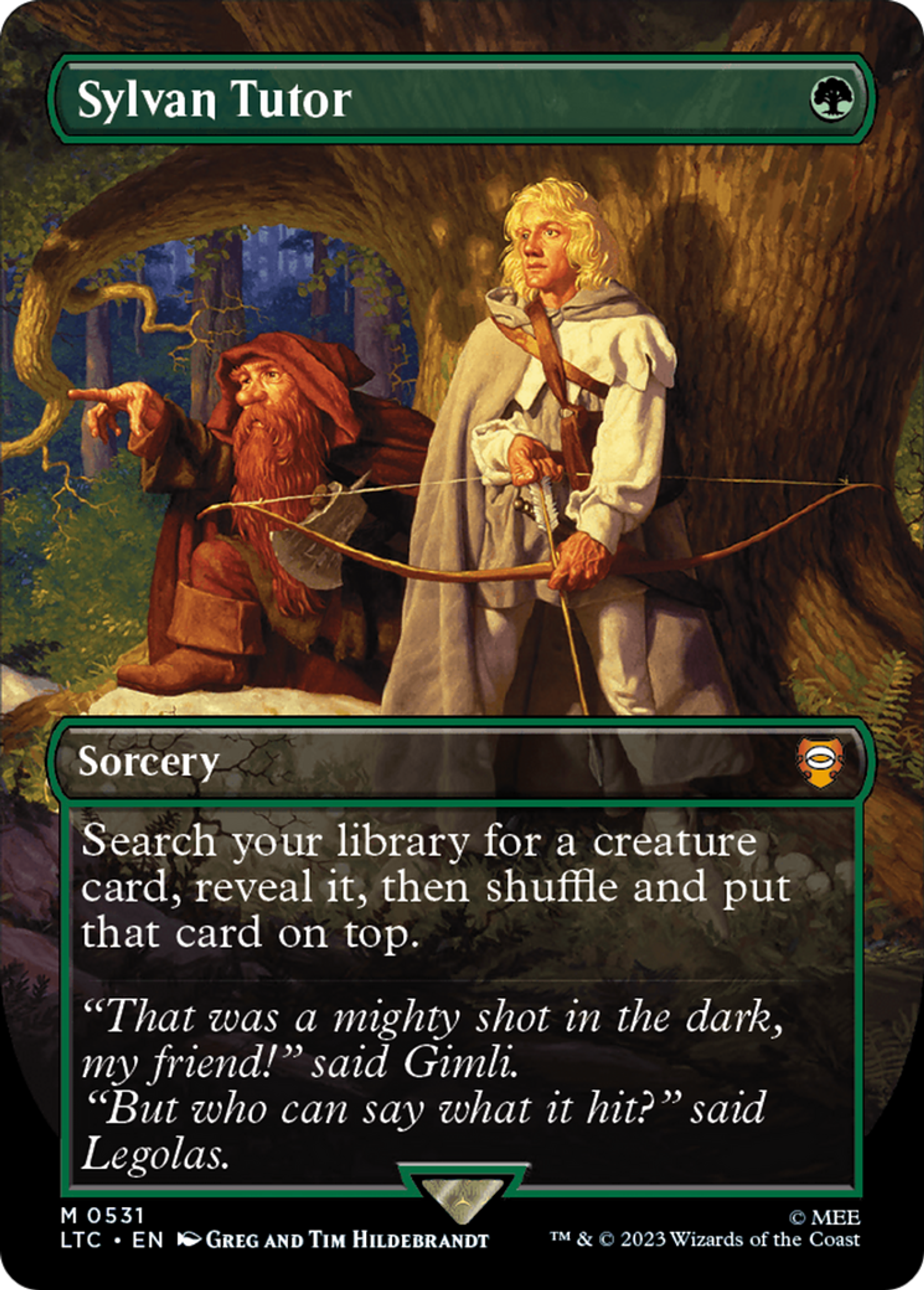 Sylvan Tutor — Tales of Middle-earth Commander — Magic: The Gathering