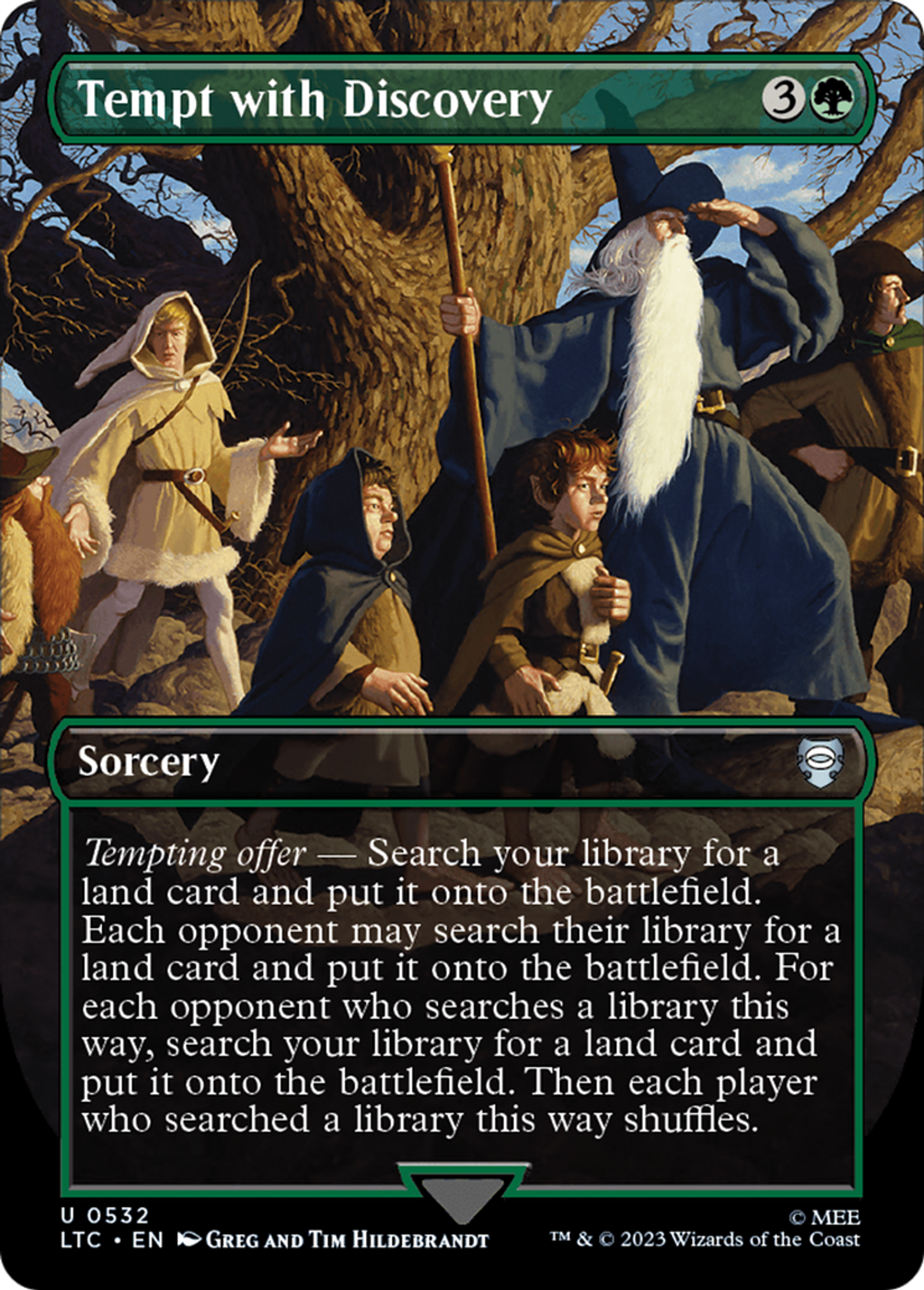 Tentation de la découverte — Tales of Middle-earth Commander — Magic: The Gathering