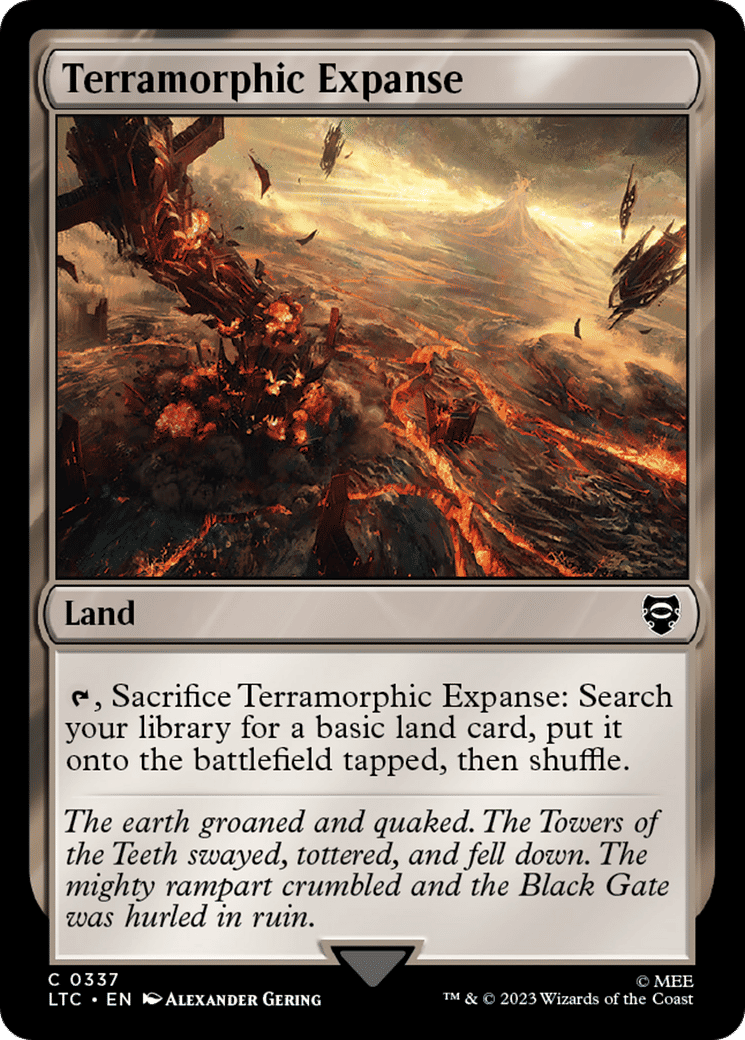 Terramorphic Expanse — Tales of Middle-earth Commander — Magic: The Gathering