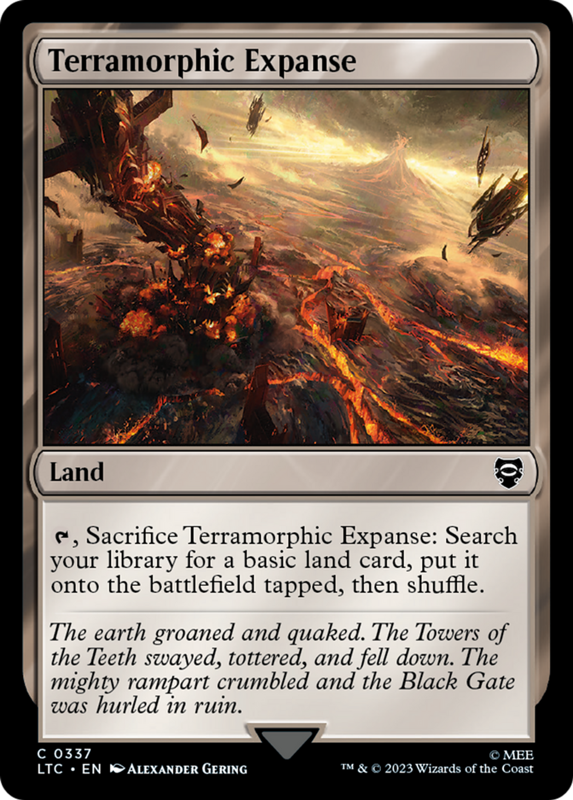 Terramorphic Expanse — Tales of Middle-earth Commander — Magic: The Gathering