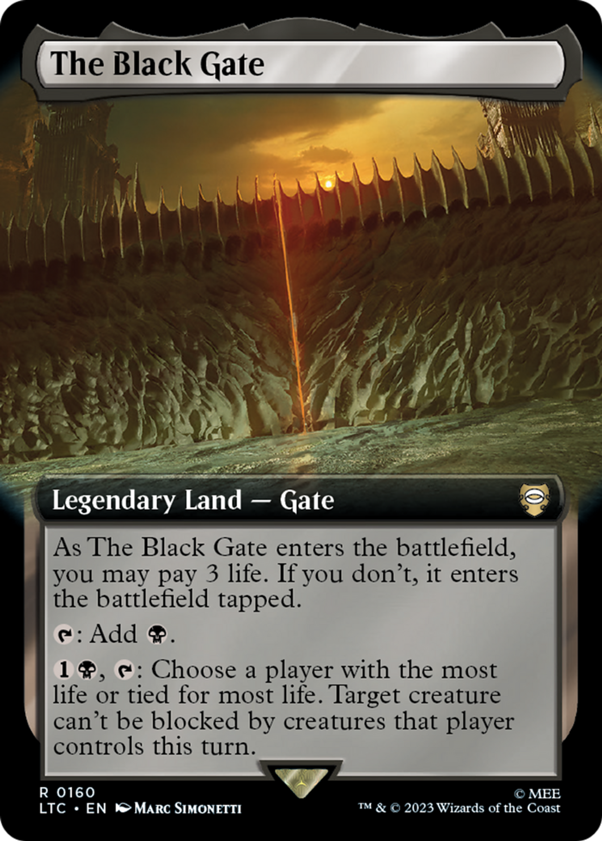 The Black Gate — Tales of Middle-earth Commander — Magic: The Gathering