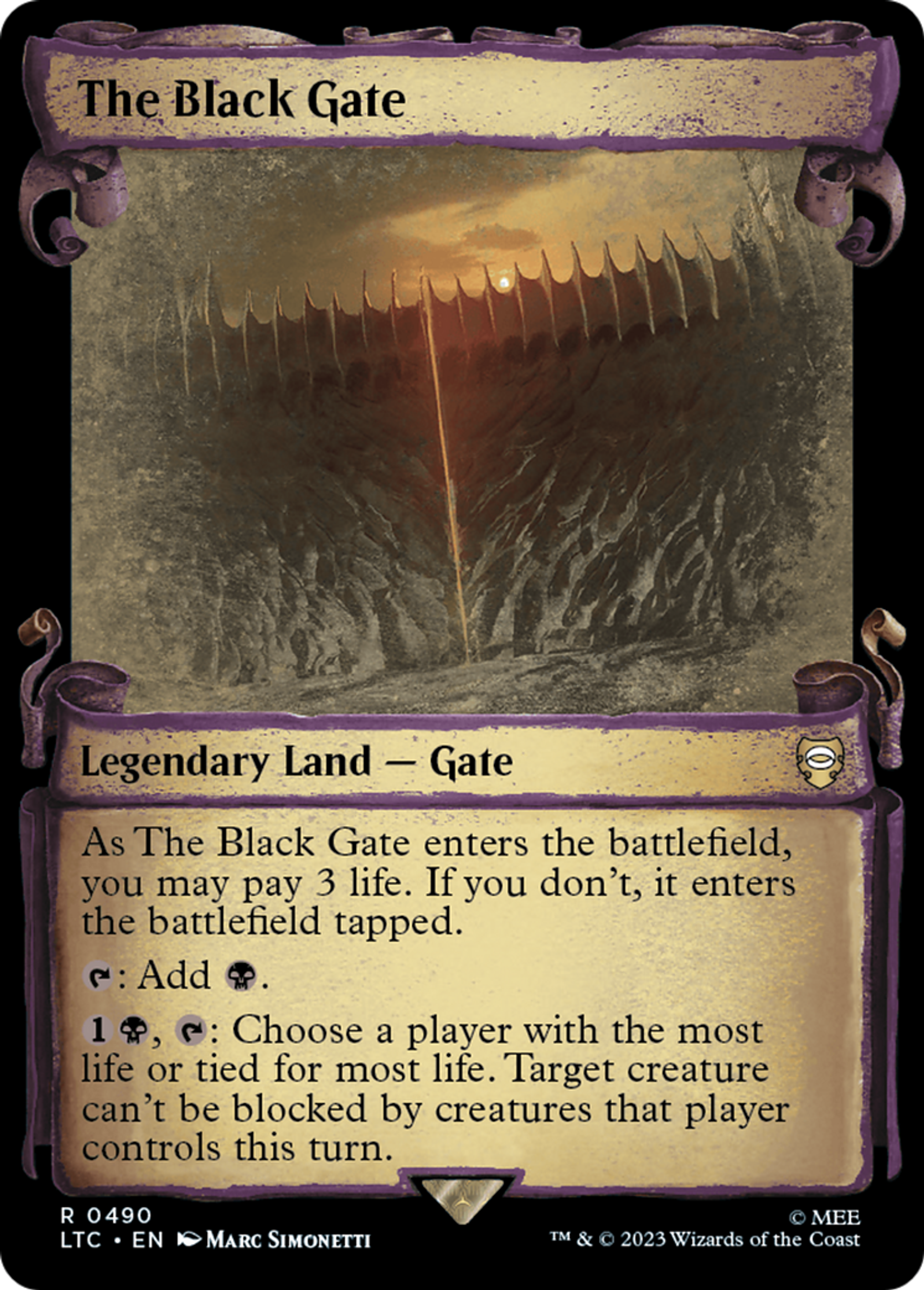 The Black Gate — Tales of Middle-earth Commander — Magic: The Gathering