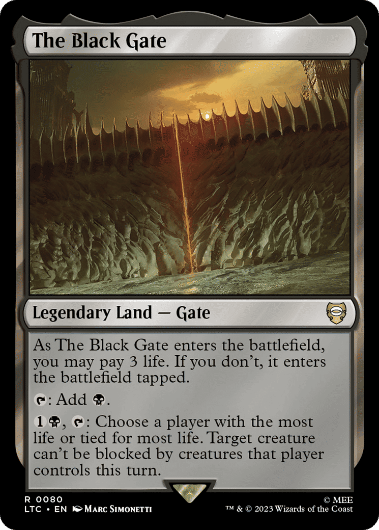 The Black Gate — Tales of Middle-earth Commander — Magic: The Gathering